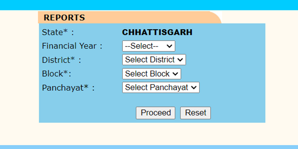 Chhattisgarh NREGA Job Card List