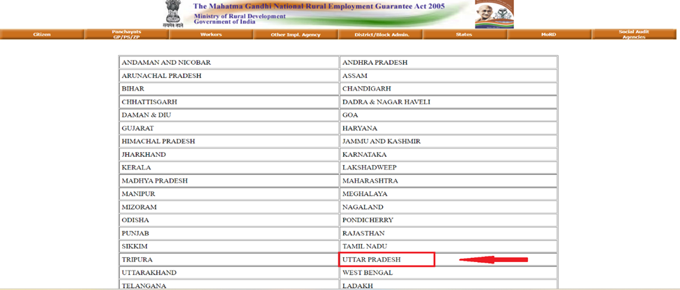 NREGA Job Card List कैसे देखें?